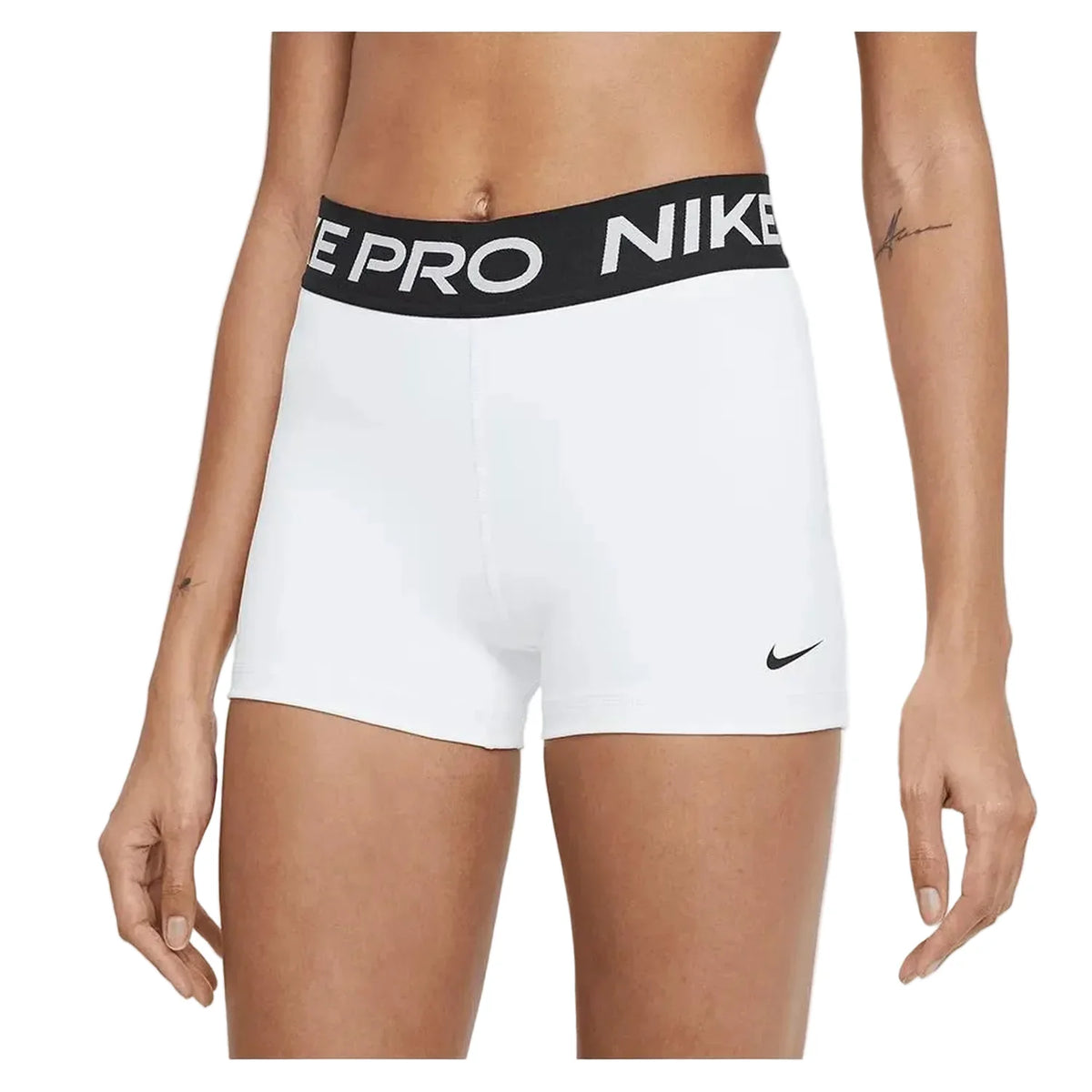 Women's Pro 3" Training Shorts-Apparel-Nike-95123-100_WHITEBK-L-Tennis Express