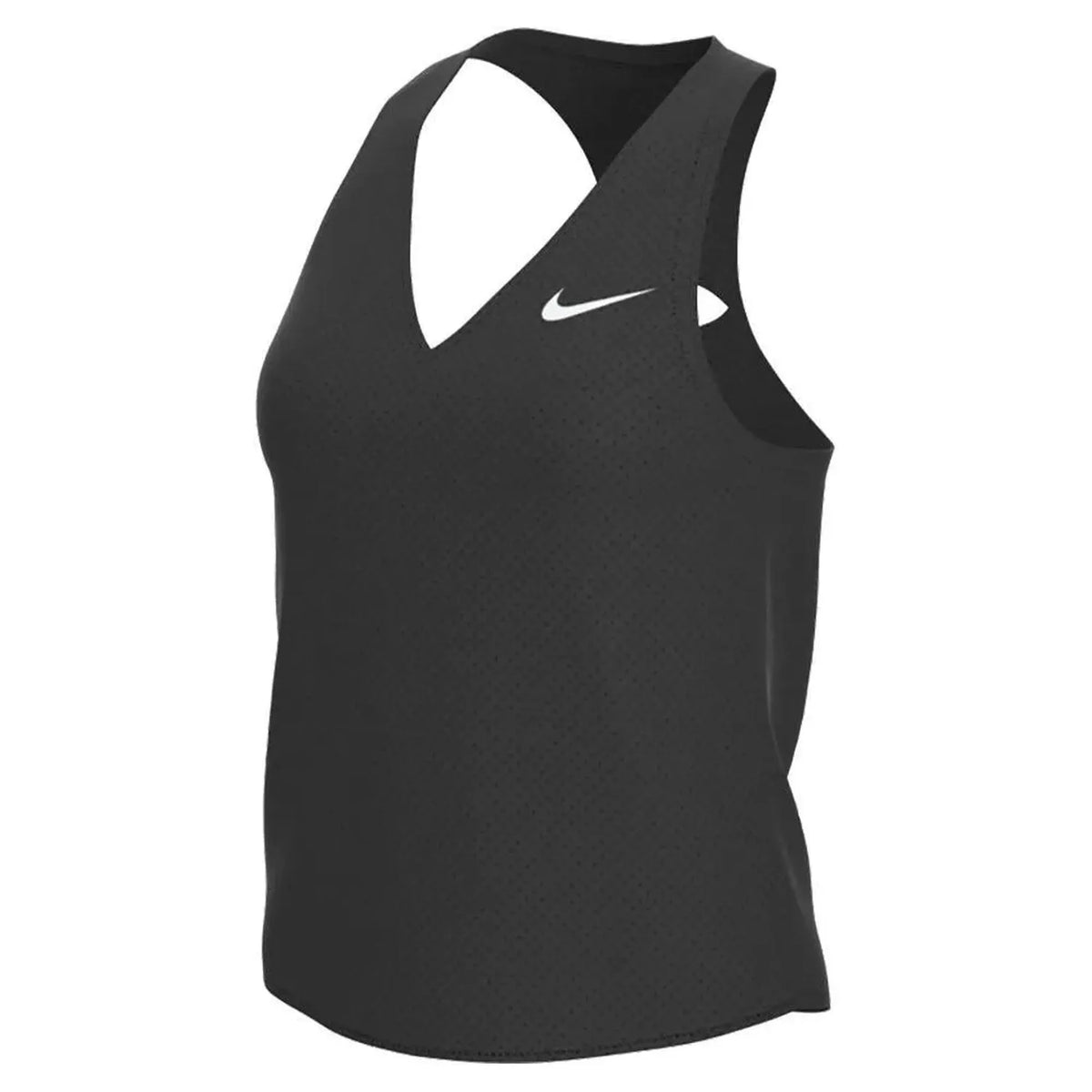Women's Court Victory Tennis Tank Plus Size-Apparel-Nike-95135-010_BLACKWT-L-Tennis Express