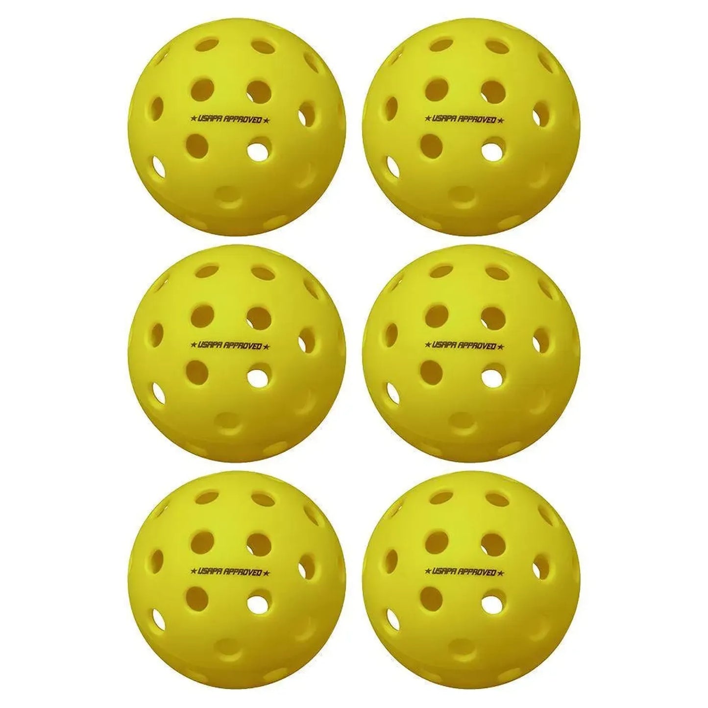 Pure 2 Outdoor Pickleballs Yellow 6-Pack-Balls-Onix-95192-DEFAULT-L-Tennis Express