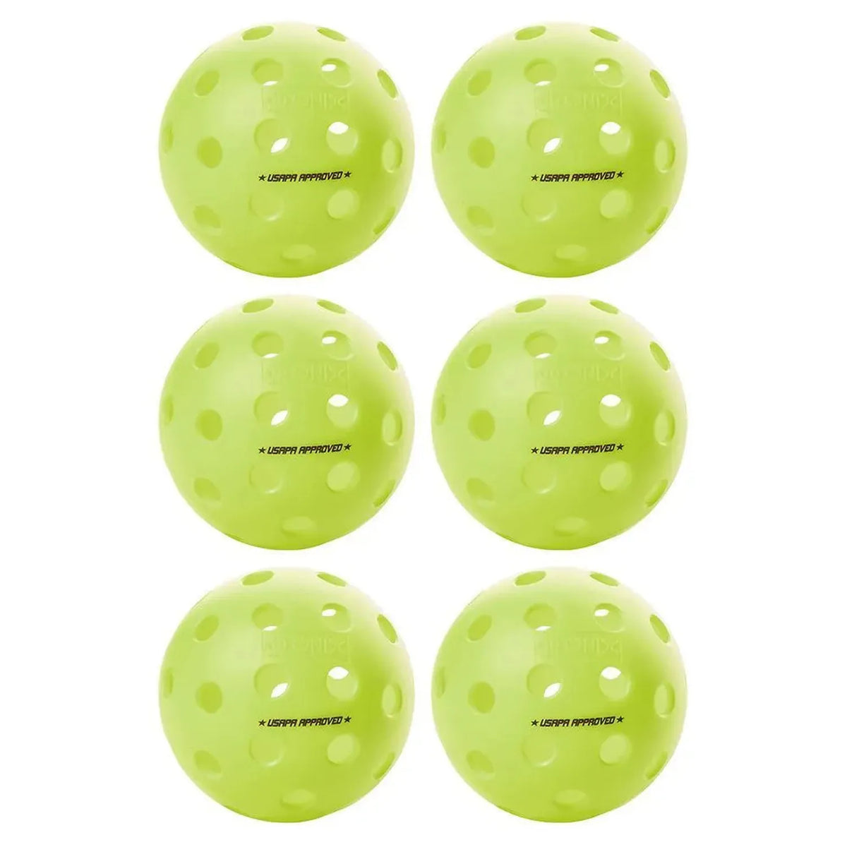 Fuse G2 Outdoor Pickleballs Neon 6-Pack-Balls-Onix-95195-DEFAULT-L-Tennis Express