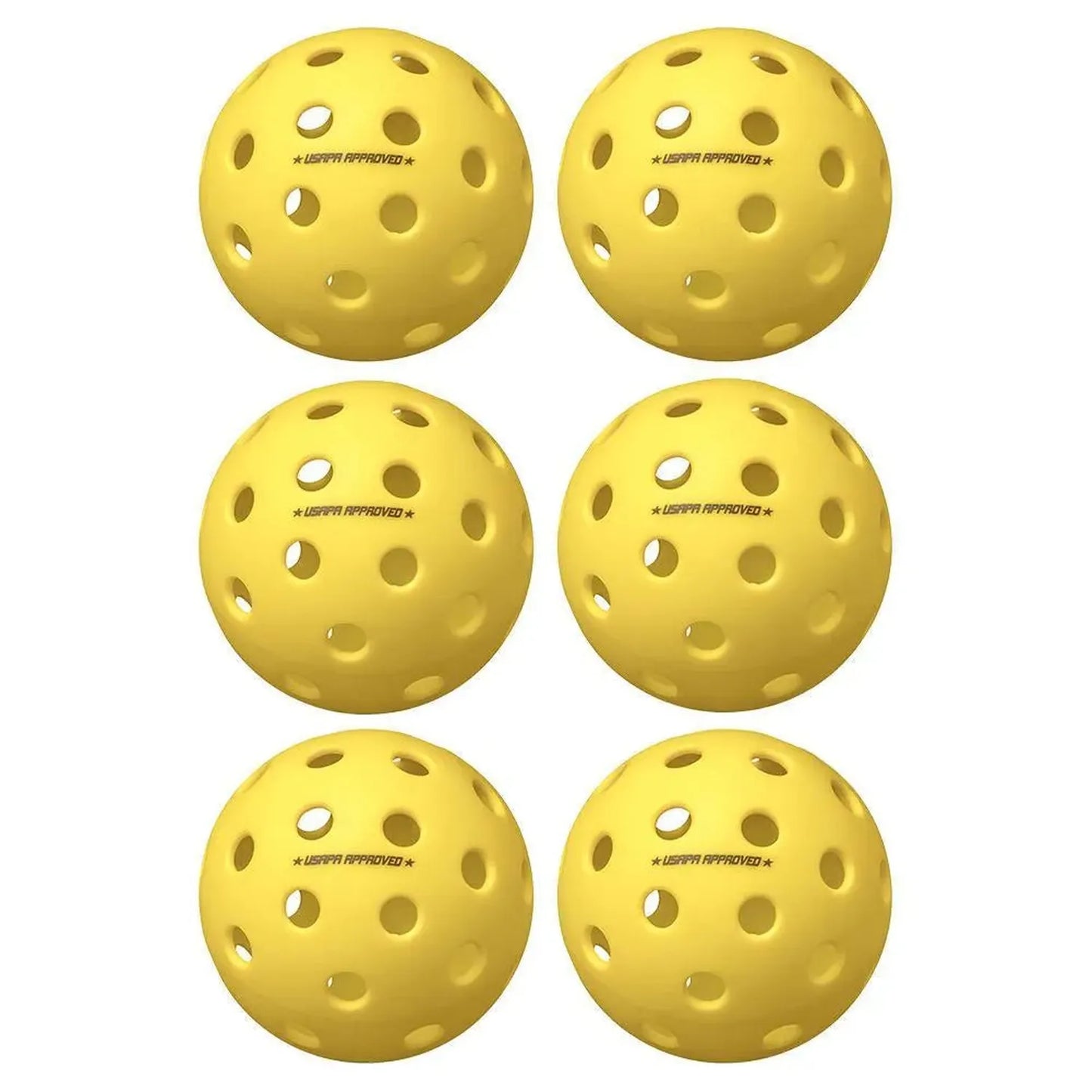 Fuse G2 Outdoor Pickleballs Yellow 6-Pack-Balls-Onix-95196-DEFAULT-L-Tennis Express