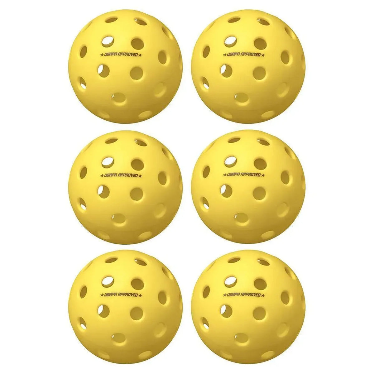 Fuse G2 Outdoor Pickleballs Yellow 6-Pack-Balls-Onix-95196-DEFAULT-L-Tennis Express
