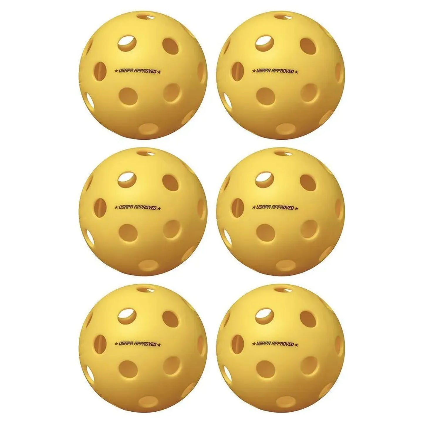 Fuse Indoor Pickleballs Yellow 6-Pack-Balls-Onix-95198-DEFAULT-L-Tennis Express