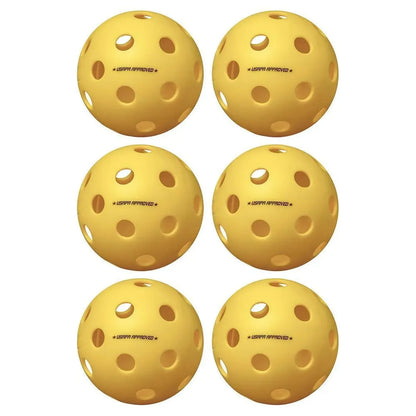 Fuse Indoor Pickleballs Yellow 6-Pack-Balls-Onix-95198-DEFAULT-L-Tennis Express