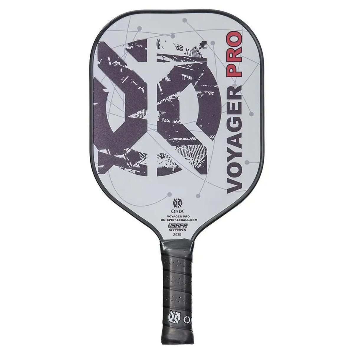 Voyager Pro Graphite Pickleball Paddle White-Racquets-Onix-95200-DEFAULT-L-Tennis Express