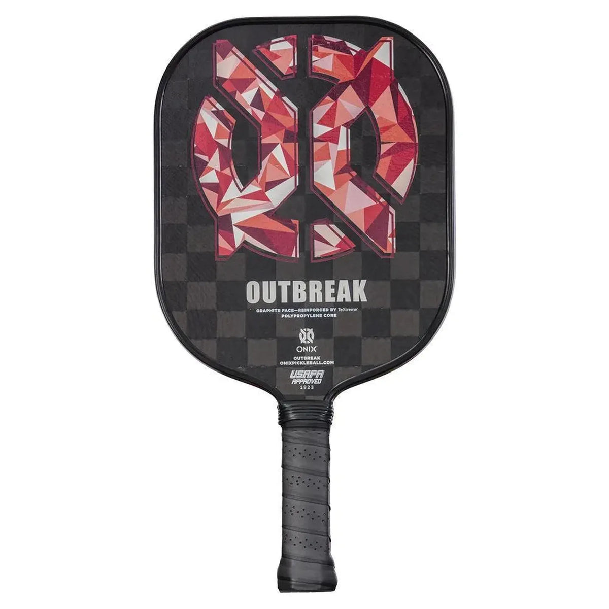 Outbreak Graphite Pickleball Paddle-Racquets-Onix-95202-RED-L-Tennis Express