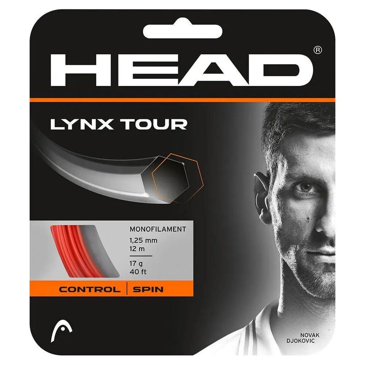 Lynx Tour Tennis String Orange-Strings-Head-95417-DEFAULT-L-Tennis Express