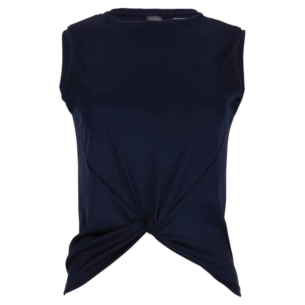 Women's Twist Front Tennis Tank-Apparel-Lucky In Love-95644-401_MIDNIGHT-L-Tennis Express
