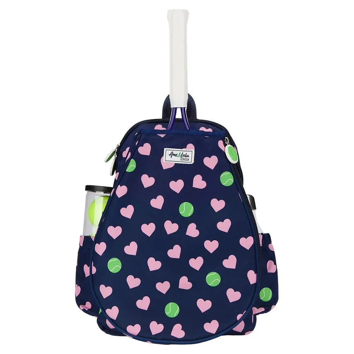 Juniors Little Love Tennis Backpack-Bags-Ame and Lulu-96529-164_HEARTS-L-2-[Sku]-Tennis Express