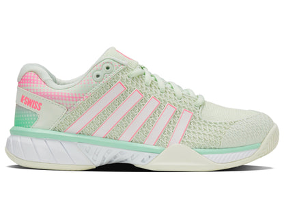K-Swiss Women's Shoes Express Light Pickleball | Ice/Honeydew/Neon Pastel Pink