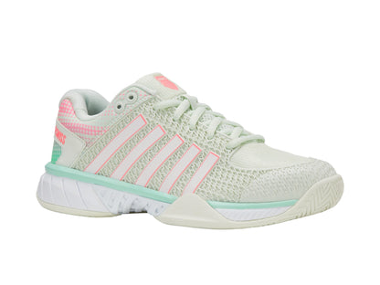 K-Swiss Women's Shoes Express Light Pickleball | Ice/Honeydew/Neon Pastel Pink