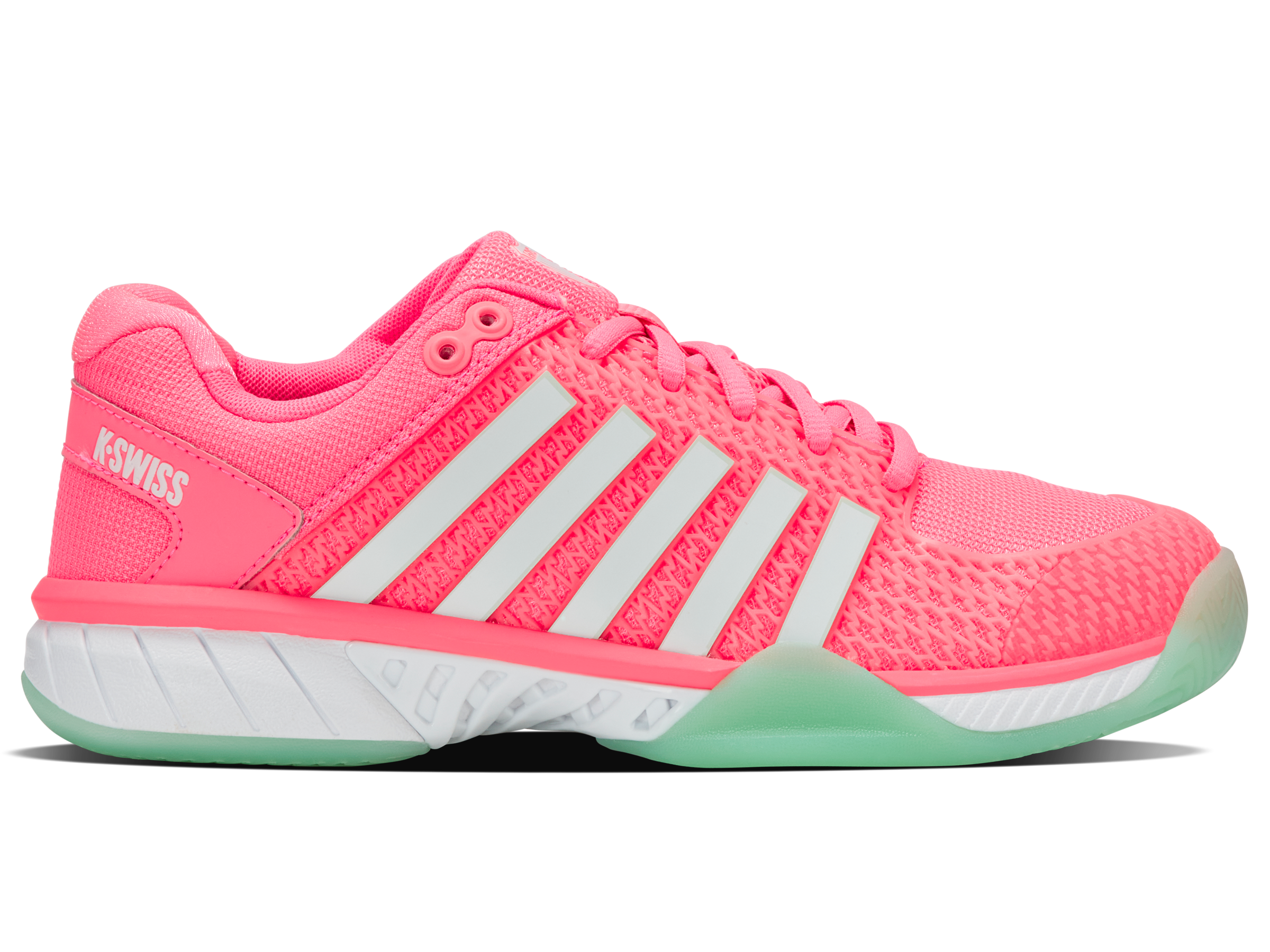 K-Swiss Women's Shoes Express Light Pickleball | Neon Pastel Pink/Neon Mint/White