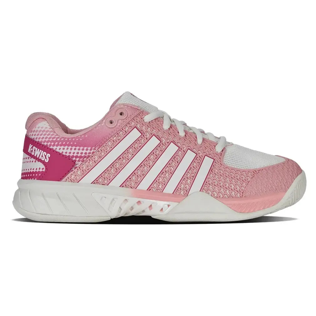 Women's Express Light Pickleball Shoes Raspberry Sorbet and Cloud Dancer