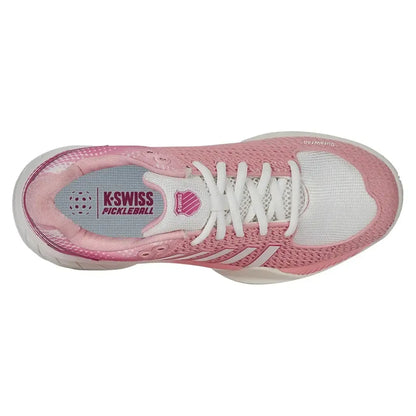 Women's Express Light Pickleball Shoes Raspberry Sorbet and Cloud Dancer