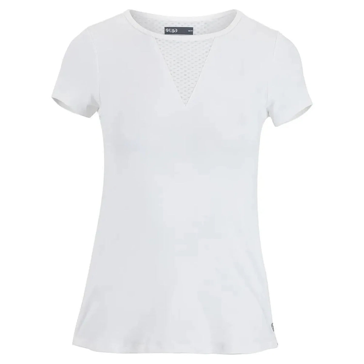 Women's Deep V Tennis Top-Apparel-Lija-96603-WHITE-L-Tennis Express