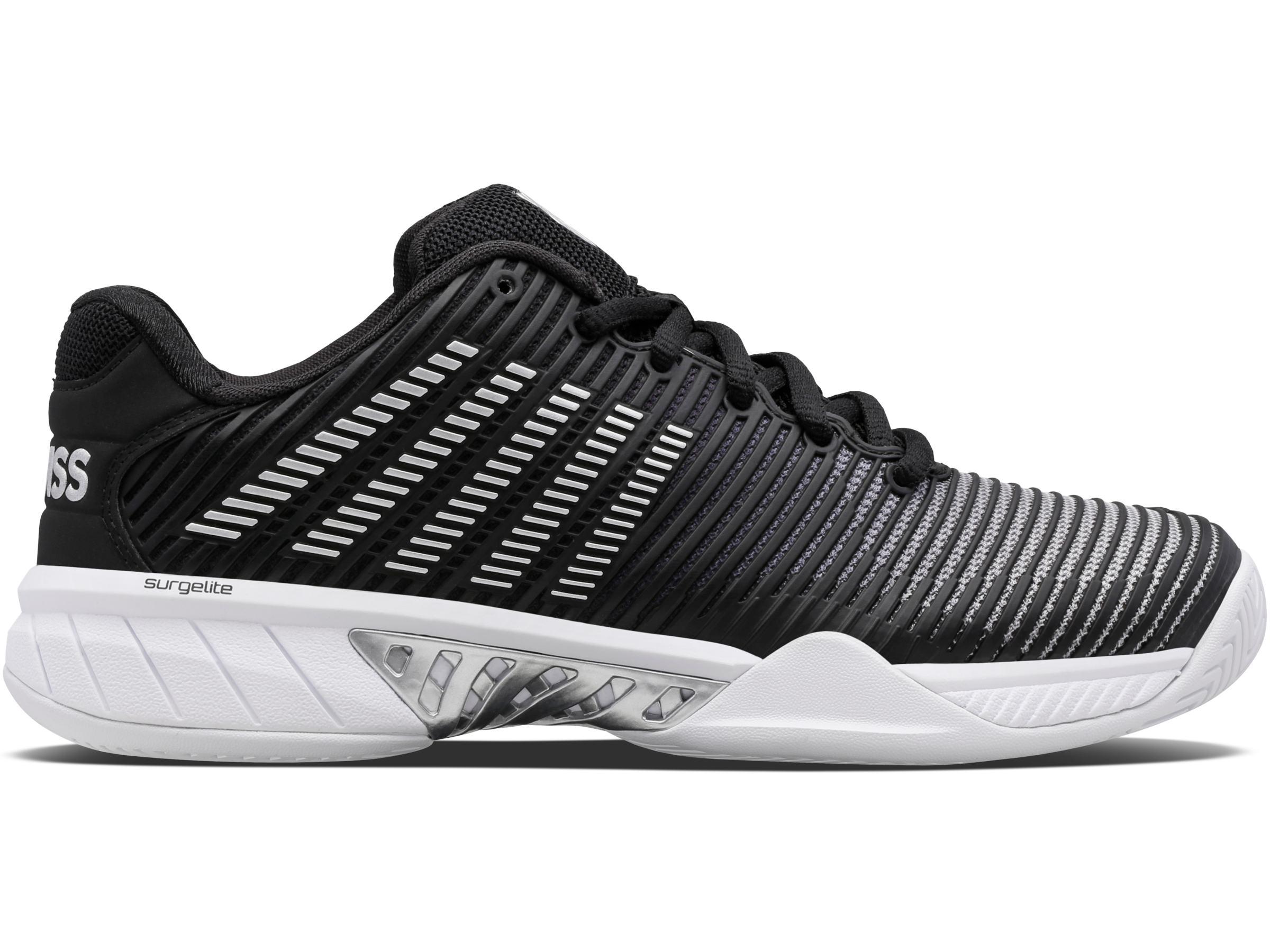 K-Swiss Women's Shoes Hypercourt Express 2 | Black/White/Silver
