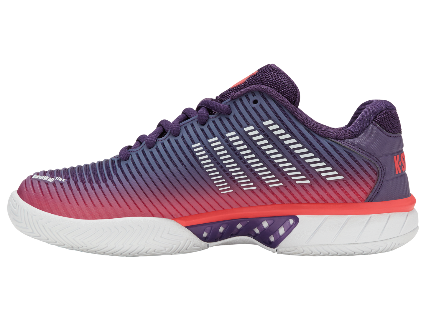 K-Swiss Women's Shoes Hypercourt Express 2 | Purple Plumeria/White/Hot Coral
