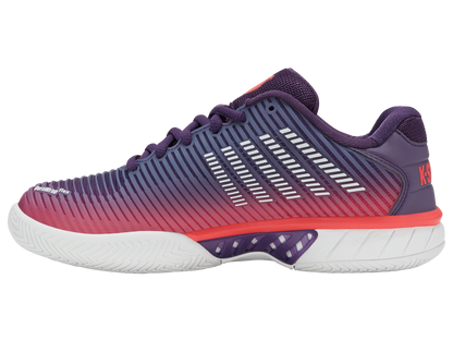 K-Swiss Women's Shoes Hypercourt Express 2 | Purple Plumeria/White/Hot Coral