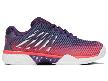 K-Swiss Women's Shoes Hypercourt Express 2 | Purple Plumeria/White/Hot Coral