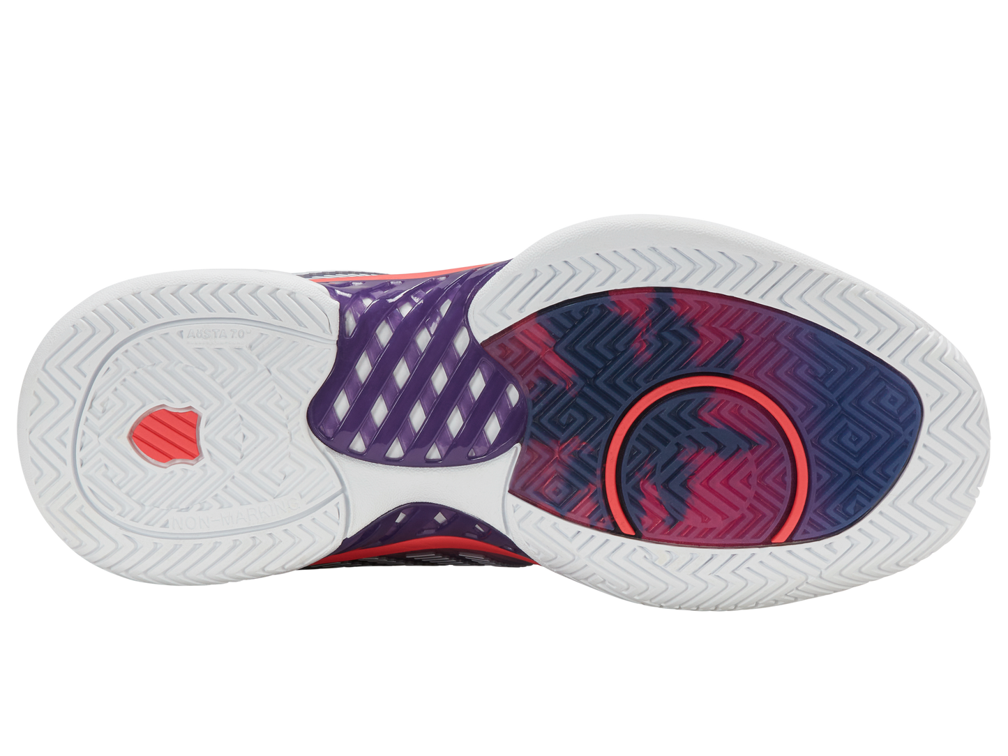 K-Swiss Women's Shoes Hypercourt Express 2 | Purple Plumeria/White/Hot Coral
