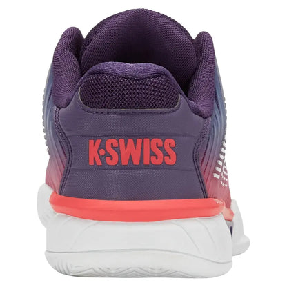 Women's Hypercourt Express 2 Tennis Shoes Purple Plumeria and White