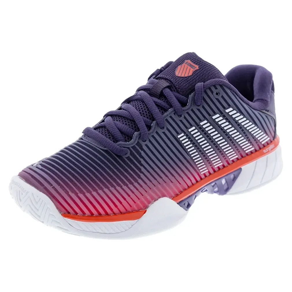 Women's Hypercourt Express 2 Tennis Shoes Purple Plumeria and White-Footwear-K-Swiss-96613-593F25copy-Tennis Express