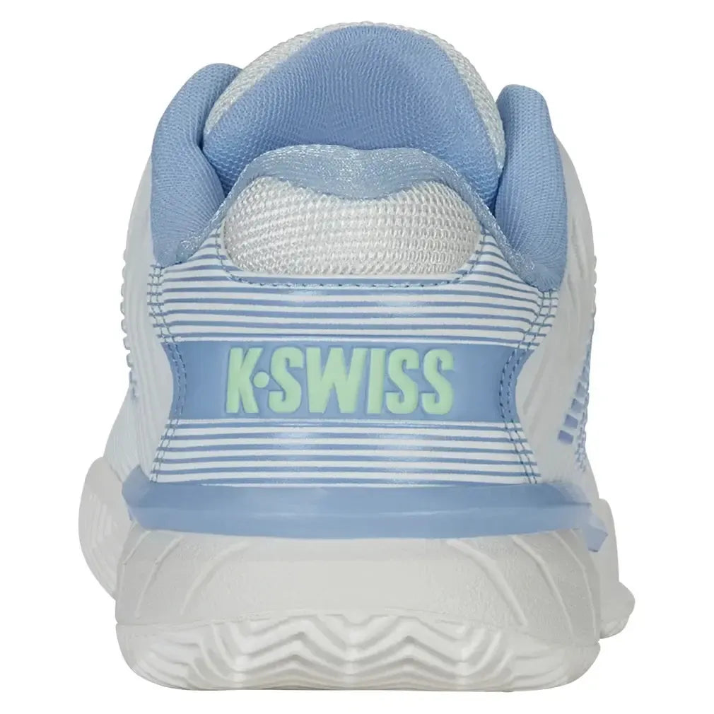 Women's Hypercourt Express 2 Clay Tennis Shoes Lucent White and Dutch Canal