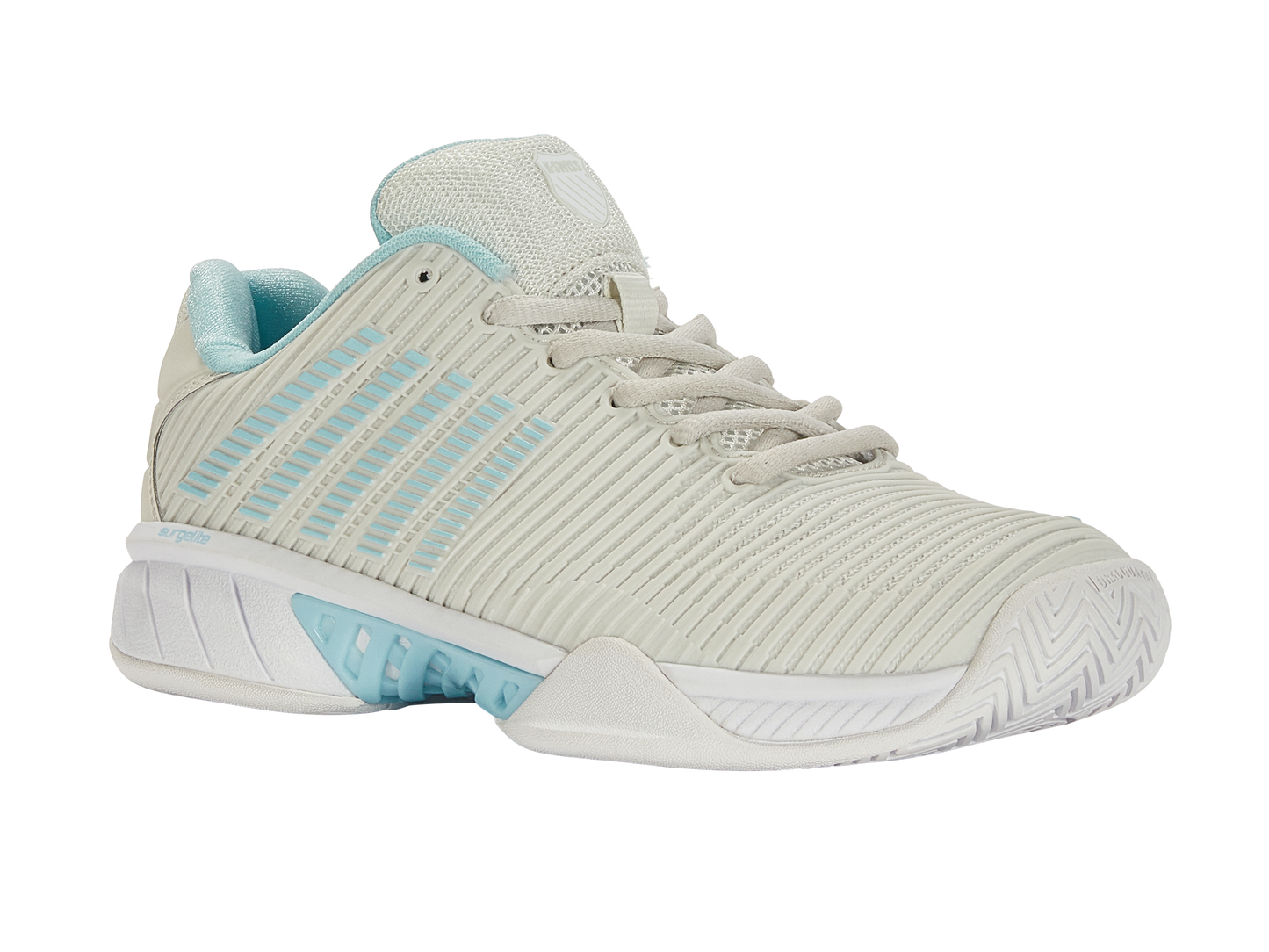 K-Swiss Women's Shoes Hypercourt Express 2-Wide | Gray/Wht/Bluglw