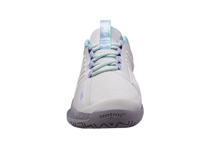 K-Swiss Women's Shoes Ultrashot 3 | Nimbus Cloud/Lilac Gray/Neon Purple
