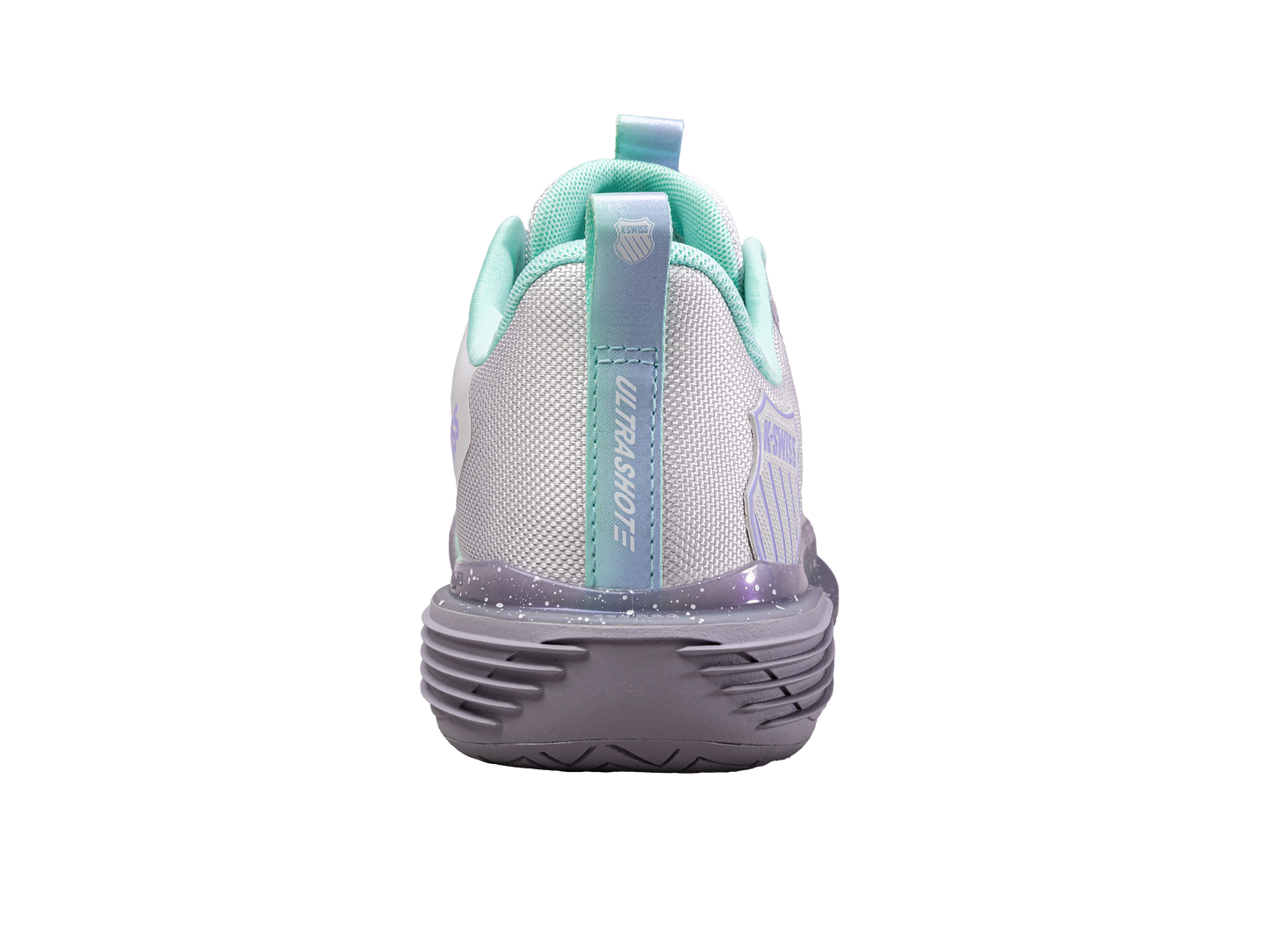K-Swiss Women's Shoes Ultrashot 3 | Nimbus Cloud/Lilac Gray/Neon Purple