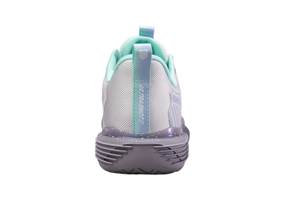 K-Swiss Women's Shoes Ultrashot 3 | Nimbus Cloud/Lilac Gray/Neon Purple
