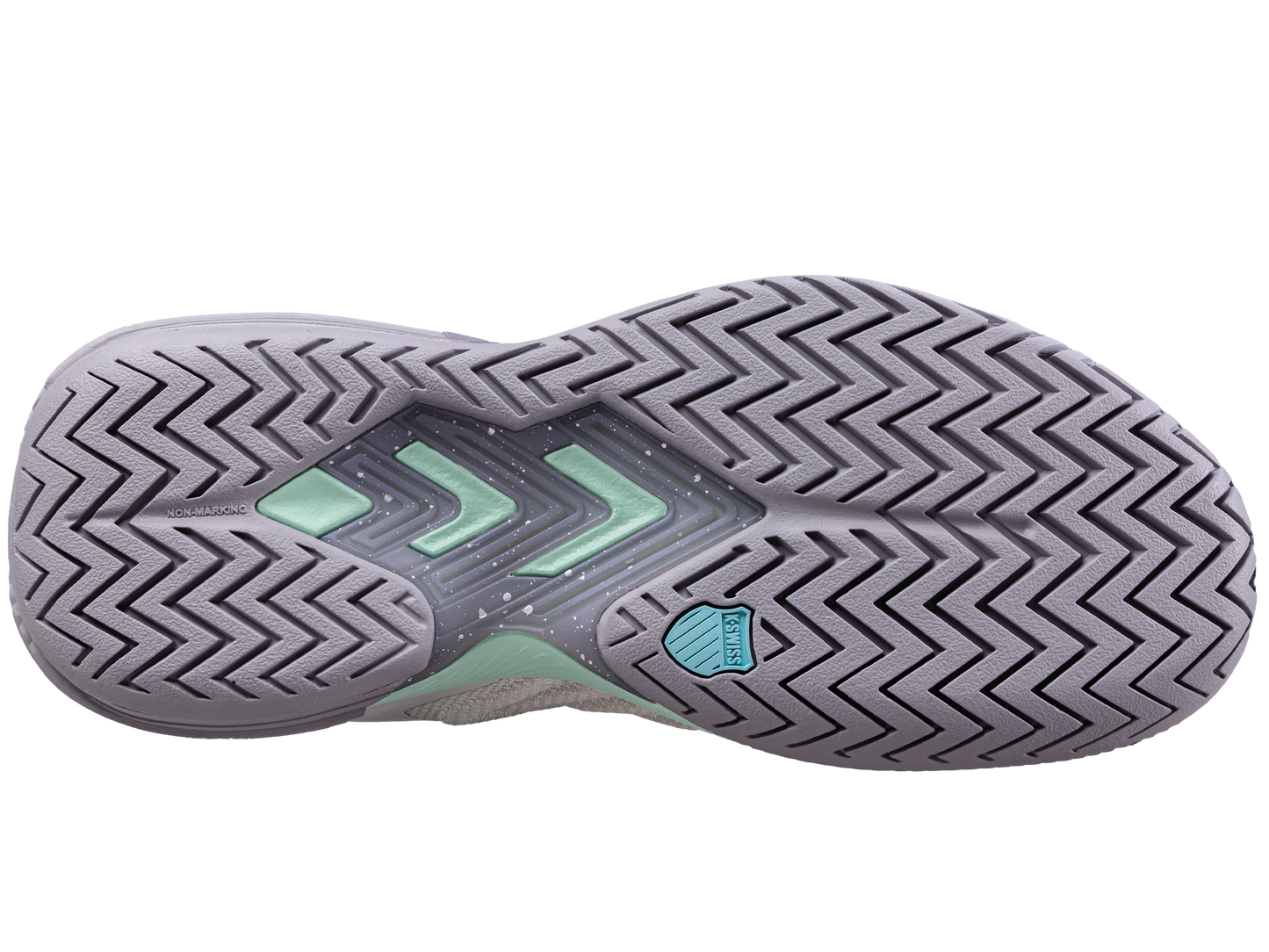 K-Swiss Women's Shoes Ultrashot 3 | Nimbus Cloud/Lilac Gray/Neon Purple