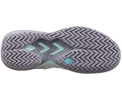 K-Swiss Women's Shoes Ultrashot 3 | Nimbus Cloud/Lilac Gray/Neon Purple