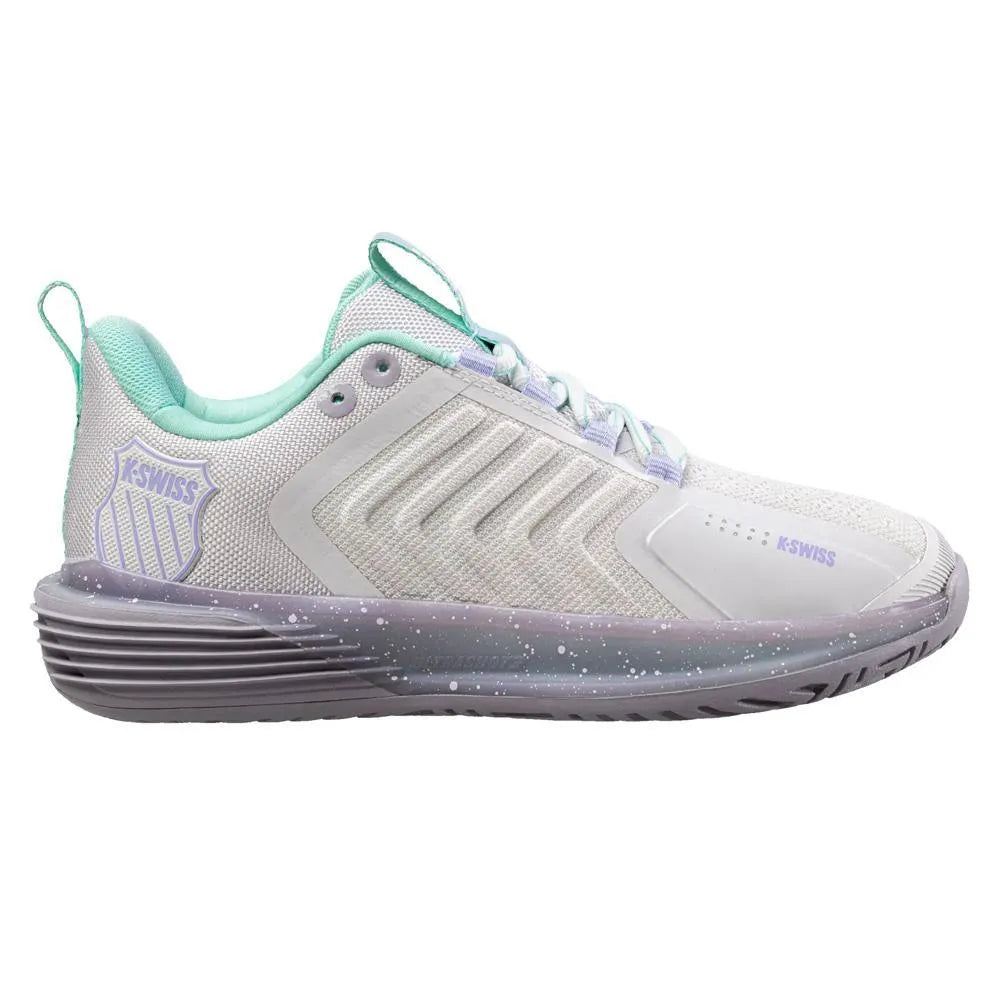 Women's Ultrashot 3 Tennis Shoes Nimbus Cloud and Lilac Gray
