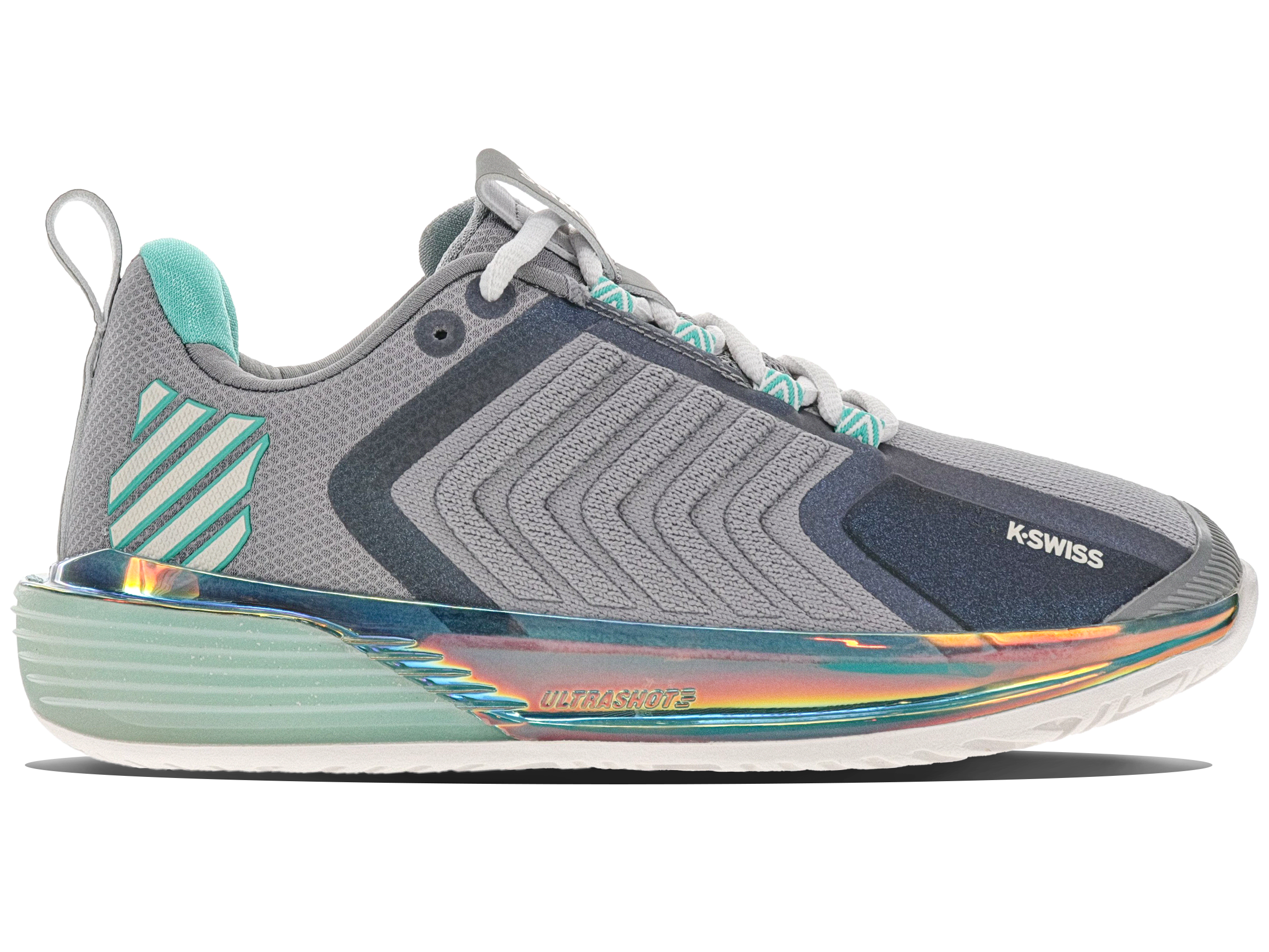 K-Swiss Women's Shoes Ultrashot 3 | Alloy/Brilliant White/ Turquoise