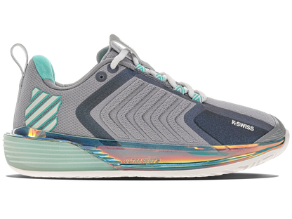 K-Swiss Women's Shoes Ultrashot 3 | Alloy/Brilliant White/ Turquoise
