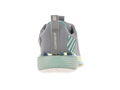 K-Swiss Women's Shoes Ultrashot 3 | Alloy/Brilliant White/ Turquoise
