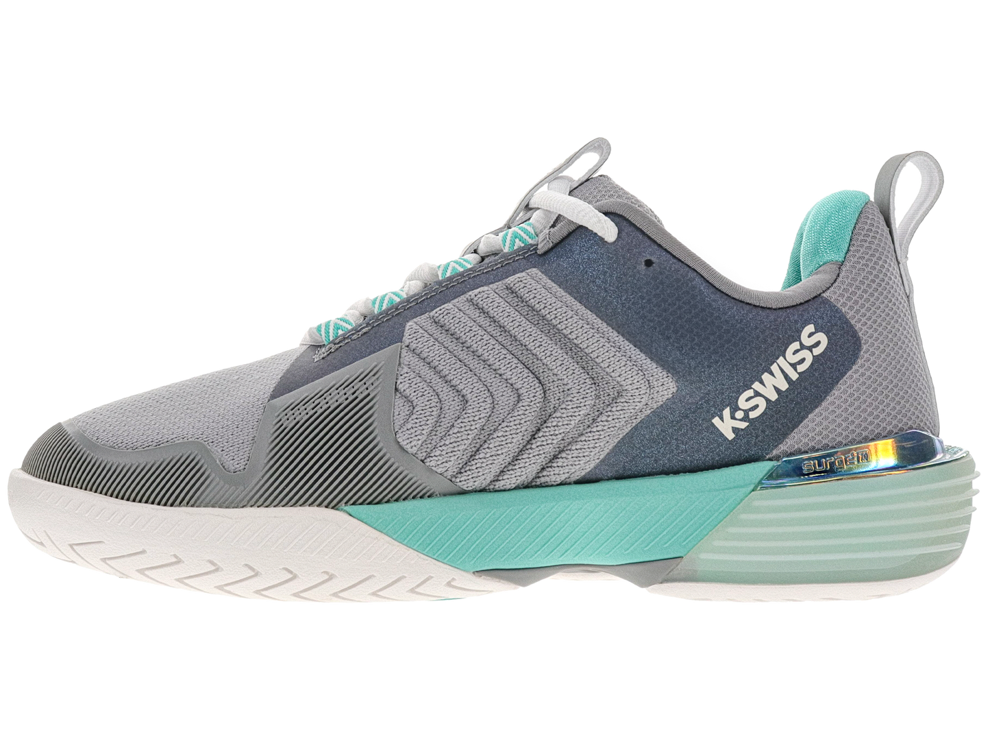 K-Swiss Women's Shoes Ultrashot 3 | Alloy/Brilliant White/ Turquoise