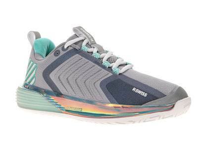 K-Swiss Women's Shoes Ultrashot 3 | Alloy/Brilliant White/ Turquoise