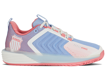 K-Swiss Women's Shoes Ultrashot 3 | Bright White/Open Air/Strawberry Ice