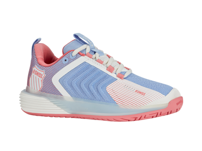 K-Swiss Women's Shoes Ultrashot 3 | Bright White/Open Air/Strawberry Ice