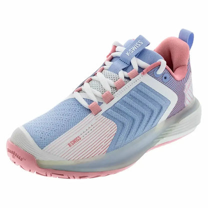Women's Ultrashot 3 Tennis Shoes Bright White and Open Air-Footwear-K-Swiss-96988-178F24copy-Tennis Express