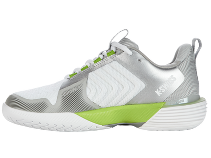 K-Swiss Women's Shoes Ultrashot 3 | White/Gray Violet/Lime Green