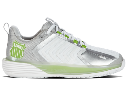K-Swiss Women's Shoes Ultrashot 3 | White/Gray Violet/Lime Green
