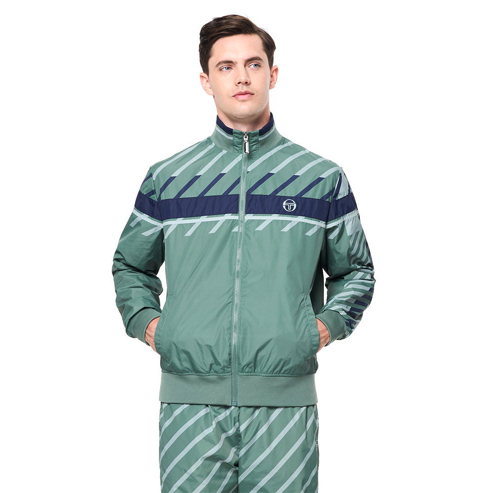 Sergio Tacchini Quadretto Track Jacket - Duck Green