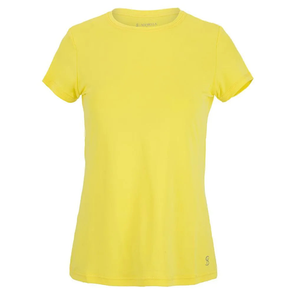 Women's UV Short Sleeve Tennis Top Sunshine-Apparel-Sofibella-97221-DEFAULT-L-Tennis Express