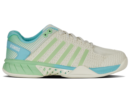K-Swiss Women's Shoes Express Light Pickleball-Wide | Egret/Patina Green