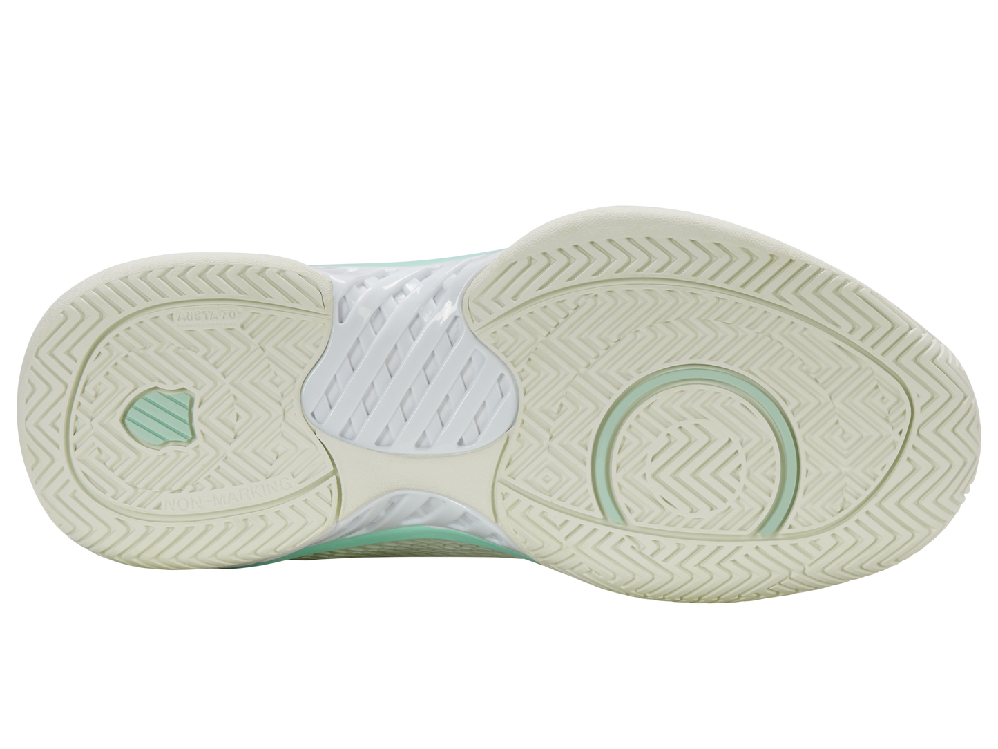 K-Swiss Women's Shoes Express Light Pickleball-Wide | Ice/Honeydew/Neon Pastel Pink