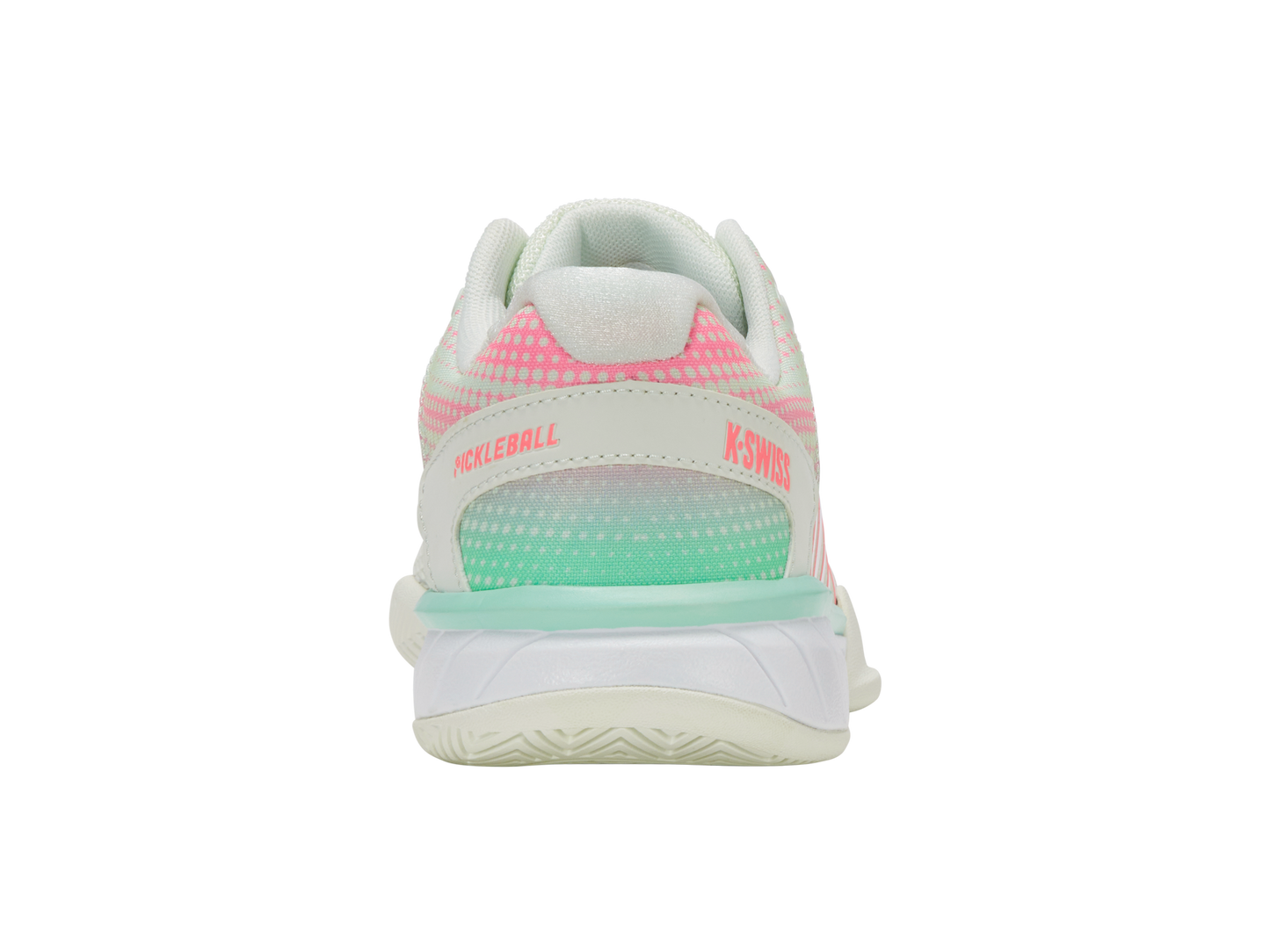 K-Swiss Women's Shoes Express Light Pickleball-Wide | Ice/Honeydew/Neon Pastel Pink