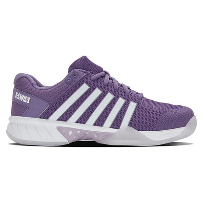 Women's Express Light D Width Pickleball Shoes Purple Haze and White